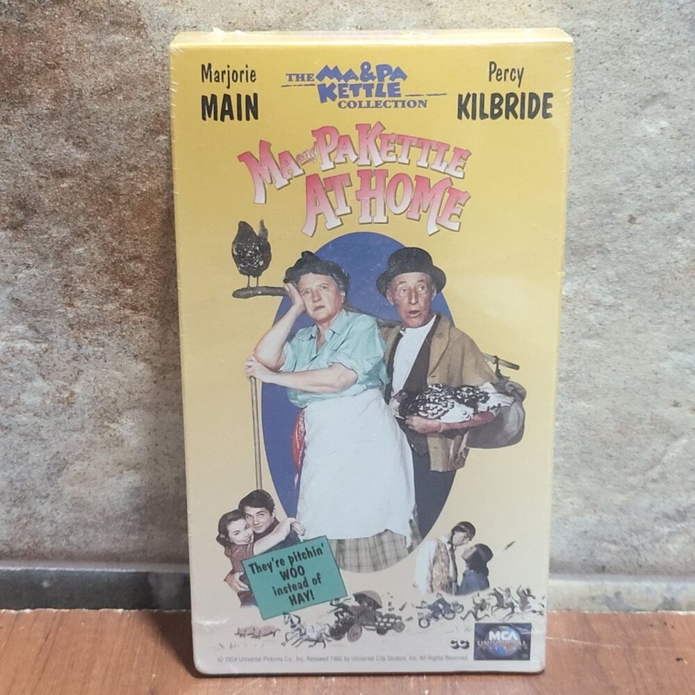 Ma and Pa Kettle at Home VHS 1995 New Sealed